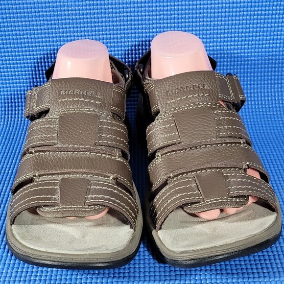 Merrell Empire Multi-Strap \'Espresso\' Sandals - Men\'s 10 main image 7